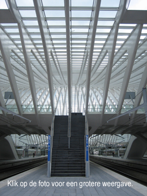 Wilma Bergveld - van nieuw naar oud station Luik Guillemins (2/2)